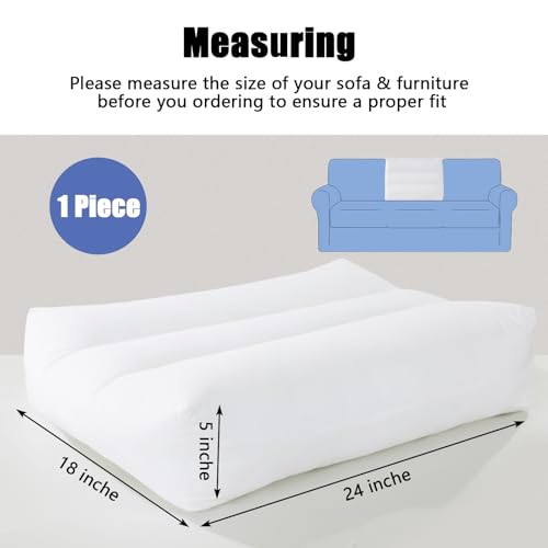 41joc4aq2il 1.jpg HOMBYS Removable Waist Cushion for Sofa Back, Lumbar Support, 24" x 18" | HOMBYS Couch Back Cushions Replacement, 24