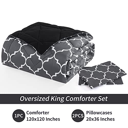 41jz2v6rotl.jpg HOMBYS Ultra Soft Microfiber Reversible Bedding Sets for King Bed | HOMBYS Down Alternative Comforter with 2 Pillow