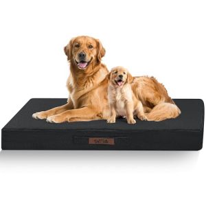 Sytopia Chew-Proof Dog Bed for Extra Large Dogs | Outdoor Waterproof Pet Bed for Dogs | Sytopia Orthopedic Dog Crat