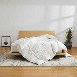 Brooklinen All Season Luxury Down Comforter - 100% Natural Canadian Duck Down, Baffle Box Construction, King Size Comfor