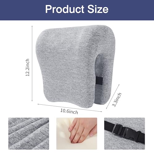 41okpx3avtl.jpg HOMBYS Memory Foam Neck Support Pillow for Office and Travel
