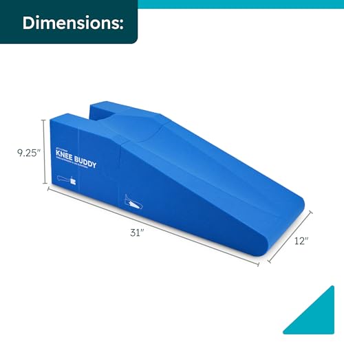 41omw 8 2tl.jpg BoneFoam Knee Buddy Extender and Elevating Pillow - Post Surgery Recovery & Rehabilitation - Physicians Designed - FSA/H