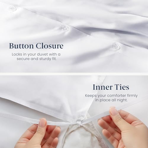 41pxxt 4jfl.jpg Ella Jayne Luxury Duvet Cover Set Full Size | Hotel Quality Cotton | Modern Design | Breathable & Lightweight | 3 Piece
