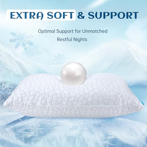 41qcj5nruil 1.jpg Neck and Shoulder Pain Relief Cervical Pillow for Side Sleepers - Cooling Ergonomic Crescent Memory Foam Queen Size S