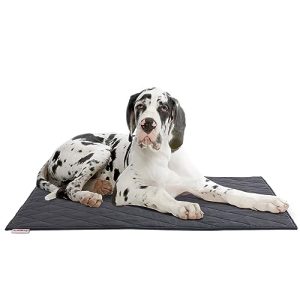 HOMBYS Chew Proof Dog Crate Pad Mat for Durable Training Teething Puppies, Indestructible Fabric Pet Bed, 35"x22" Durabl