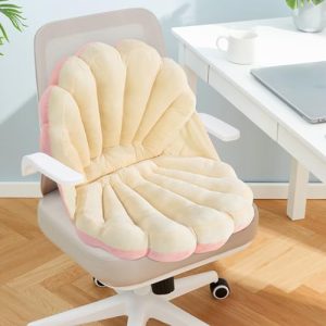 HOMBYS Pink Ocean Theme Seashell Cushion with Backrest