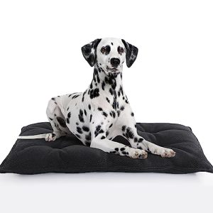 Chew Proof Dog Bed for Medium Dogs, Durable Indoor Outdoor Crate Pad for Teething Puppies, 35"x22" | Stable Kennel P
