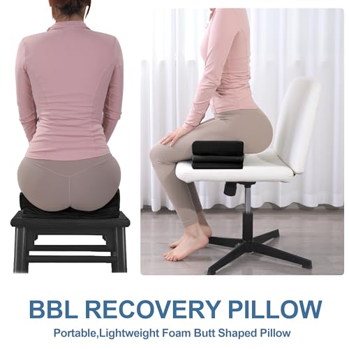 41sl3temqtl.jpg HOMBYS Adjustable Height BBL Pillow After Surgery for Sleeping | High Density Foam BBL Recovery Pillow for Sitting