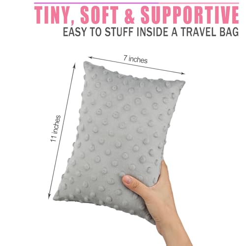 41uqwh6kurl.jpg Comfortable Minky Dot Light Gray Knee Pillow for Side Sleepers Joint Support Pillows Back Pain Relief After Surgery