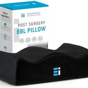 Must Have Sitting Support After BBL Surgery - BBL Pillow for Home, Office, and Driving | Post BBL Surgery Butt Pillo