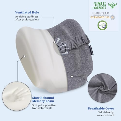 41vvsooehdl 1.jpg KingPavonini Cooling Knee Pillow for Side Sleepers with Memory Foam and Straps KingPavonini Ergonomic Hip Pillow for Sid