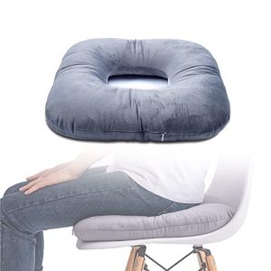 Tailbone Pain Relief Donut Pillow for Wheelchair Users, Hemorrhoids and Bed Sores Relief, Suitable for Pregnancy, Off