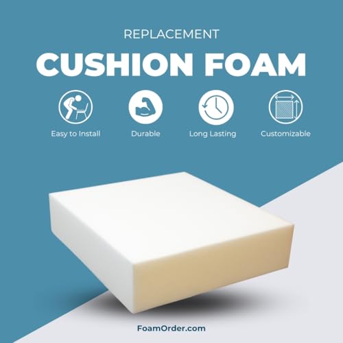 41vitzywfl 1.jpg High Density Couch Cushion Foam Inserts for Replacement | Comfortable & Durable Couch Cushions | Premium Replacement