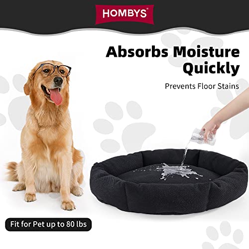41x9szldml 3.jpg HOMBYS Indestructible Chew Proof Dog Bed for Aggressive Chewers - Black (20"x24"x5") HOMBYS Pee Proof Tough Pet Bed fo
