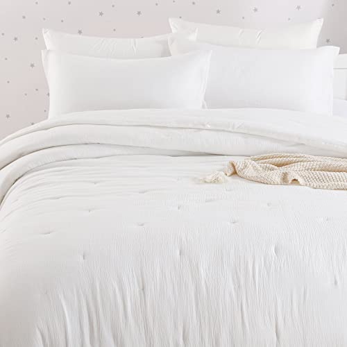 41zekrtloyl.jpg HOMBYS 100% Cotton Muslin Oversized King Bed Comforter for Summer, Soft and Breathable | HOMBYS Lightweight and Brea