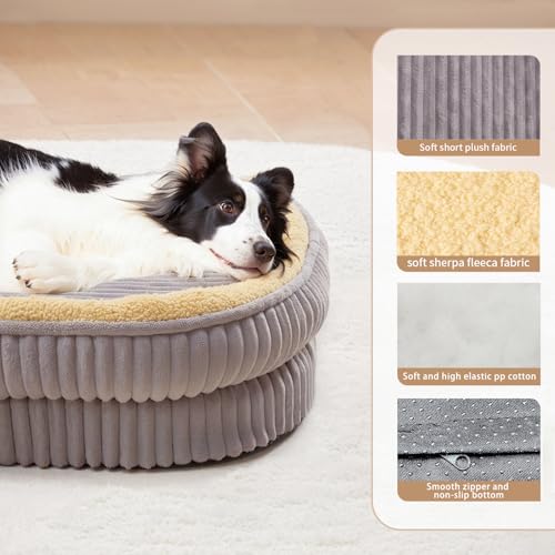 41zito lkel.jpg Orthopedic Dog Bed for Large Dogs, High Density Egg Crate Foam Sofa Bed, Removable Washable Cover, Non-Slip Bottom Ort