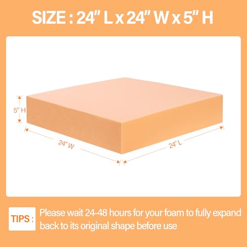 41zqpfntr l.jpg High Density Couch Cushion Replacement for Outdoor Sofas | Thick Padding Couch Cushion Replacement for Couches and S