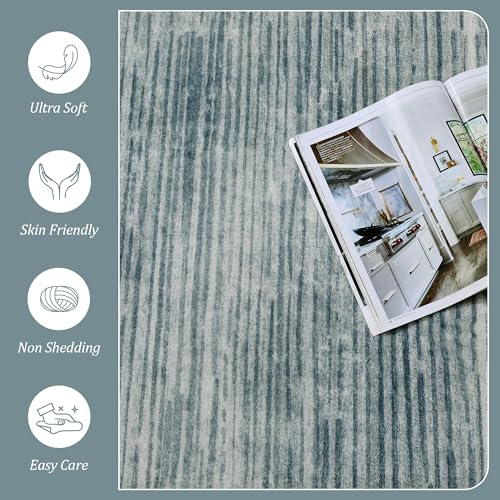51 bz xf5fl 1.jpg HOMBYS Thickened Memory Foam Area Rug for Living Room Boho Home Deco | HOMBYS Large Modern Abstract Floor Carpet for