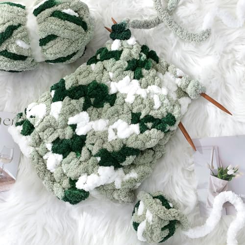51 t7bdsol.jpg HOMBYS Super Bulky Giant Chunky Yarn for Crocheting and Hand Knitting | Large Soft and Fluffy HOMBYS 8 Pack Giant Ch