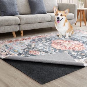 HOMBYS 100% Waterproof Non-Slip Rug Pad 8x10 for Hardwood Floors HOMBYS 100% Waterproof Non-Slip Rug Pad 8x10 for All Fl