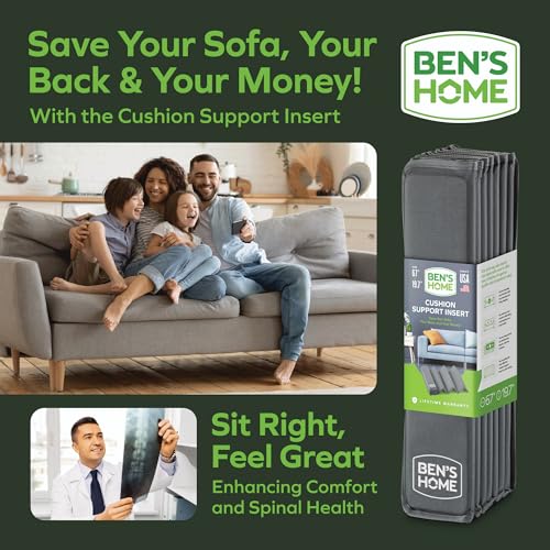 511xfb6cwgl.jpg BEN'SHOME® Premium Couch Cushion Support for Sagging Seats | Heavy-Duty Wood Non-Slip Sofa Support | BEN'SHOME® | A