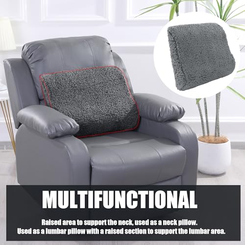 511h5gotnxl 1.jpg Extra Large Sherpa Foam Recliner Leg Pillow for Sleeping and Relaxing | Wave Shape Recliner Foot Rest Cushion, Back