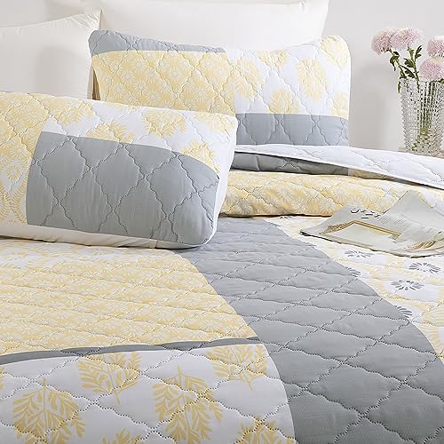 513lim1mnpl 2.jpg HOMBYS Oversized King Plaid Bedspread, All Season Checkered Quilted Coverlet Set for Home Decor (Alaska King 132"x120