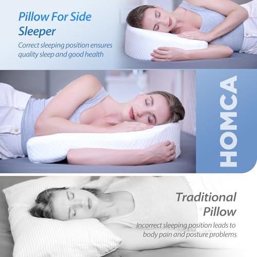 513jtrgrtvl 1.jpg Memory Foam U Shaped Pillows for Side Sleepers with Neck and Shoulder Pain Relief Memory Foam U Shaped Shoulder Pillow f