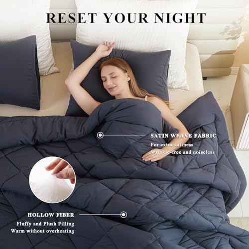 513sxdb6vil.jpg Extra Large 128x120 Oversized King Comforter for All Season Use | Soft Lightweight 128x120 King Size Comforter with