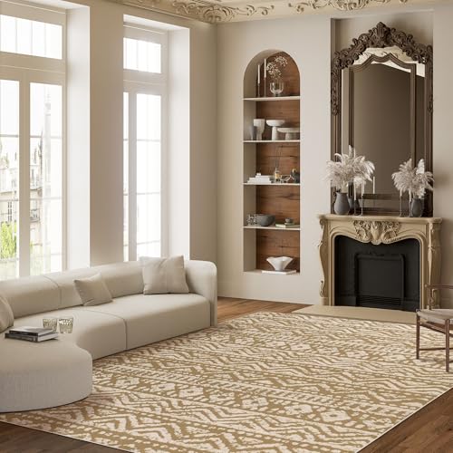 513zwg89hl 1.jpg HOMBYS Moroccan Shag Area Rug - Modern Plush Non-Shedding for Living Room and Bedroom, Thick Soft Transitional Carpet, 5