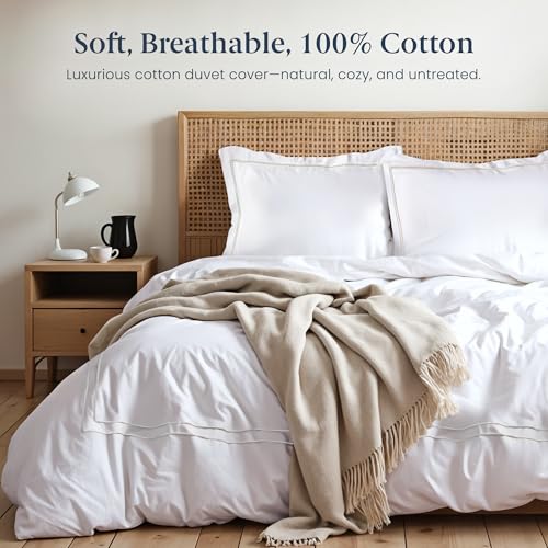 515qfazddml.jpg Ella Jayne Luxury Duvet Cover Set Full Size | Hotel Quality Cotton | Modern Design | Breathable & Lightweight | 3 Piece
