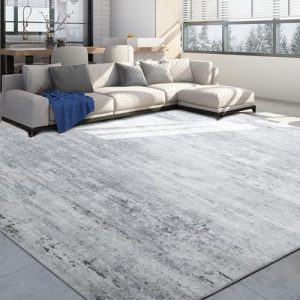 BALAPET Modern Abstract Area Rug 10x14 for Living Room Bedroom | Large Machine Washable Non-Shedding Boho Carpet with No