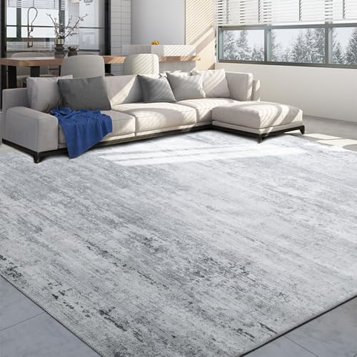 517aupajtel.jpg Modern Abstract BALAPET 10x14 Area Rug for Living Room & Bedroom - Large Machine Washable Boho Carpet with Non-Slip B