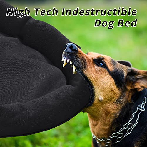 517j99l7ucl 3.jpg HOMBYS Indestructible Chew Proof Dog Bed for Aggressive Chewers - Black (20"x24"x5") HOMBYS Pee Proof Tough Pet Bed fo