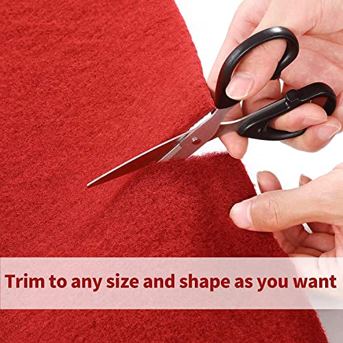 517pjodet4l.jpg HOMBYS 450 GSM Extra Thick Red Carpet Runner for Parties & Events HOMBYS Non-Slip Red Carpet Runner for Wedding Decorati