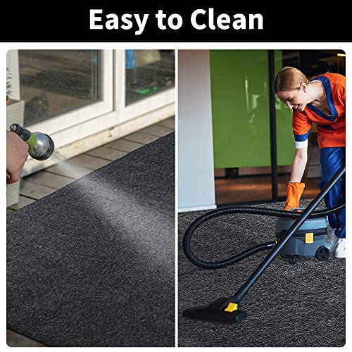 5180e6mt zl.jpg Extra Large Dark Grey HOMBYS Garage Floor Mats for Under Car Motorcycle Oil Spill Mat, Non Slip and Waterproof | HOM