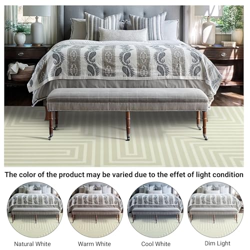 518k3ajtoyl 1.jpg Hombys 10x14ft Modern Large Area Rug for Living Room Bedroom Hombys Super-Thin Geometry Floor Carpet for Indoor Office D