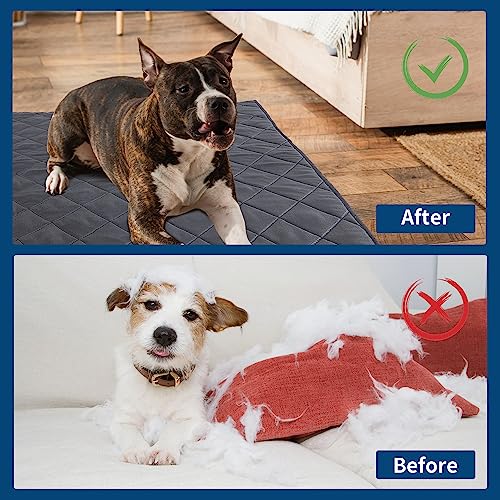 518n0avbtcl.jpg MABOZOO Durable Chew Proof Dog Bed for Aggressive Chewers, Tough Indestructible Dog Crate Mat, Washable Waterproof Pet B