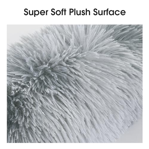 519ciaejzbl.jpg HOMBYSExtraLarge DogPillow with Moldable Function for Anxiety Relief, SoftFauxFur PetCalming Pillow, Large & Medium D