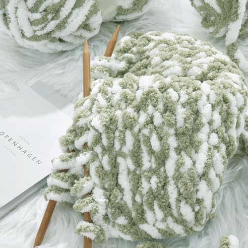 519n5qwwjpl.jpg HOMBYS Soft Lightweight Large Thick Jumbo Yarn for Hand Knitting | HOMBYS Bulky Fulffy Chunky Chenille Yarn for Chun