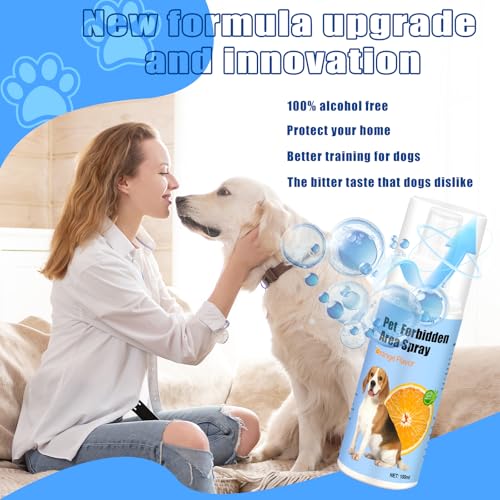 51bgtnv4gl 1.jpg No Chew Spray for Dogs 2 Pack (100ML) Natural Ingredients Alcohol Free Deterrent Spray to Stop Chewing Barking Marking a