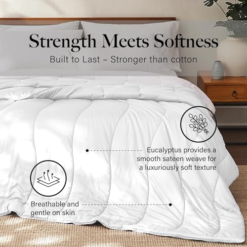 51d47jz4hul.jpg Modern Threads Luxury Ultra Soft Tencel Lyocell White King Comforter | Modern Threads White King Ultra Soft Tencel L