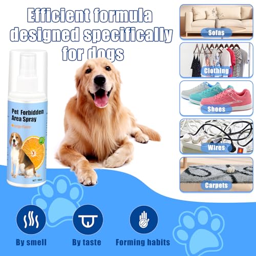 51dvgmmaybl 1.jpg No Chew Spray for Dogs 2 Pack (100ML) Natural Ingredients Alcohol Free Deterrent Spray to Stop Chewing Barking Marking a