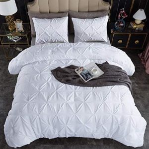 Andency White Oversized King Comforter Set, Lightweight & Soft