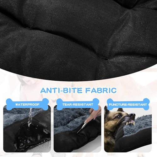 51eoknaev l 1.jpg HOMBYS Indestructible Chewproof Dog Bed for Aggressive Chewers HOMBYS Tough & Water Resistant Dog Bed for Aggressive Che