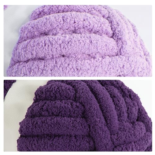 51fjvxremal 1.jpg MABOZOO Soft Plush Yarn Bulky for Hand or Arm Knitting | MABOZOO Fluffy Jumbo Chenille Yarn for Crocheting | MABOZO