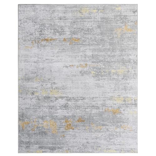 51gerba7obl 2.jpg HOMBYS Modern Area Rug for Living Room & Bedroom - Large Boho Floor Carpet with Non-Slip Backing - Abstract Home Deco, N