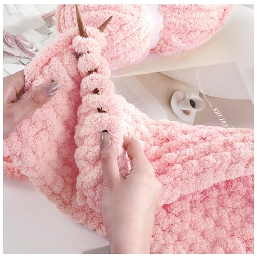 51gtbanmpkl.jpg MABOZOO 8 Pack Super Bulky Chenille Yarn for Hand Knitting and Crocheting