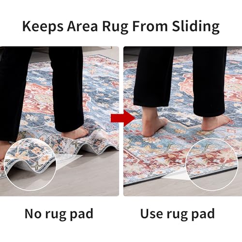 51hilx7rmbl 1.jpg HOMBYS 100% Waterproof Non-Slip Rug Pad 8x10 for Oversized Area Rug | Non Skid Carpet Pads for All Floors and Finish