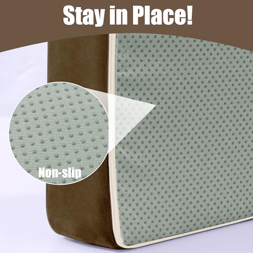 51hjyis9tcl.jpg HOMBYS Medium Firm Recliner Seat Cushion with Lumbar Support and Non-Slip Design